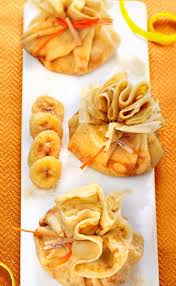 Recette Aumonieres De Crepes Aux Bananes Roties Citron Et Cassonade 750g Recette Crepe Banane Gateaux Et Desserts Cuisine Et Boissons