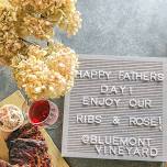 Father's Day Weekend Ribs & Rosé