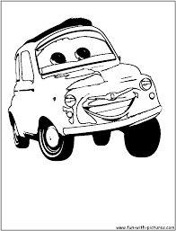 Boys like to color images of cars. Pin On Coloring Disney