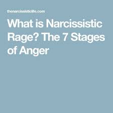What Is Narcissistic Rage The 7 Stages Of Anger Narcissist Rage Narcissistic Abuse