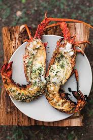 Grilled Lobster With Garlic Parsley Butter Food Recipes Lobster Recipes
