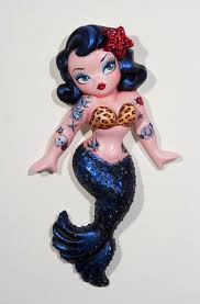 2 Brothers On The 4th Floor Dreams Will Come Alive Lyrics Vintage Inspired Tattoo Pinup Mermaid Wall Plaque Mermaid Tattoos Vintage Mermaid Mermaid