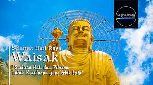 Hari waisak juga dikenal dengan nama visakah puja atau buddha purnima di india, sementara itu ditanggal yang sama umat islam juga diperingati untuk melaksanakan salat gerhana bulan total. Selamat Hari Raya Waisak Regina Realty