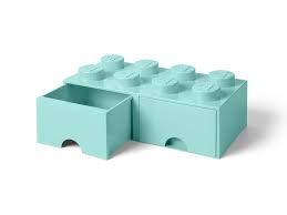 Lego 8 Stud Aqua Light Blue Storage Brick Drawer 5005721 Miscellaneous Buy Online At The Official Lego Shop Us In 2020 Lego Storage Brick Lego Storage Lego Furniture