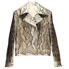 Custom Made Python Leather Jacket Snake Skin Texture Leather Jacket Best For Men Winter Season New Fashion Leather Jacket View Leather Snake Skin Texture Leath Leather Jacket Style Leather Jacket Clothes