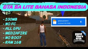 It is developed under the banner of rockstar games, top developer on google play. Download Gta Sa Android 200mb Cinematic Video Install Youtube
