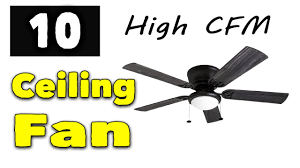 When it comes to outdoor ceiling fans, they will generally tend to be larger, heavier machines, therefore it is worth scrutinizing the specifications of any given model. 10 Best High Cfm Ceiling Fan With Lights Youtube