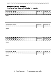 Research Paper Notes Form Research Paper Reading Vocabulary Homeschool Writing