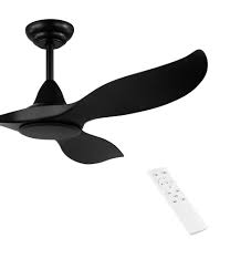 Energy Efficient Black Dc Ceiling Fan In 52 Or 60