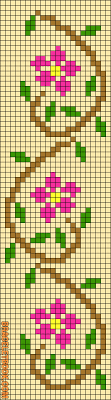 Alpha Friendship Bracelet Pattern 10522 Braceletbook Com Cross Stitch Bookmarks Cross Stitch Patterns Cross Stitch Borders