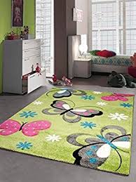 children s carpet girl carpet game carpet butterfly green size 160x230 cm kids rugs girls rugs rugs on carpet