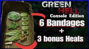 6 bandages & 3 bonus heals | Ant, Bone, Spider | Maggots Green Hell console  edition - YouTube