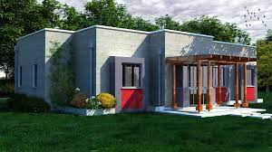 This type of house can have the same amount of living, the catch is the foundation, and the roof will be much smaller. Low Cost Cheap House Designs In Kenya
