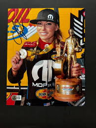 Leah Pruett Hot autographed signed sexy NHRA drag 8x10 photo Beckett BAS  coa | eBay