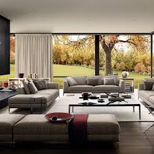 Beautiful blanket stitch tailoring that enriches the removable covers. B B Italia Ray 275 2 Sitzer Sofa