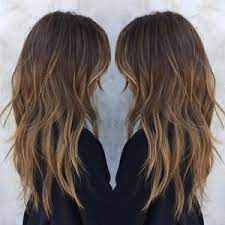 Coupe longue dégradée avec frange. Les Plus Jolies Coupes De Cheveux Pour Les Filles