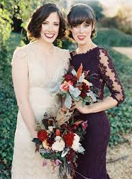 2015 Color Of The Year How To Pull Off A Marsala Colored Wedding Modwedding Deep Purple Bridesmaid Dresses Winter Bridesmaids Bridesmaid Dresses Marsala