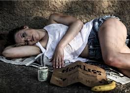 PublicAgent Katia gets fucked in a homeless shelter