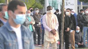 Coronavirus German Ikea Car Park Used For Mass Eid Prayer Bbc News
