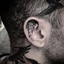 Bird Tattoo Behind Ear For Guys Cool Behind The Ear And Face Tattoos For Men Tattoos For Guys Tattoo Designs Men Neck Tattoo