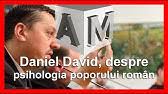 Daniel david daniel david foto: Psihologia Poporului Roman Partea 1 Tvr Cluj Stiinta Si Cunoastere Ep244 Youtube
