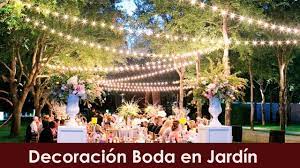 En este video sobre elementos de decoración presentamos 7 ideas fáciles para hacer vos mismo y decorar tu boda en casa. Decoracion Boda Jardin Youtube