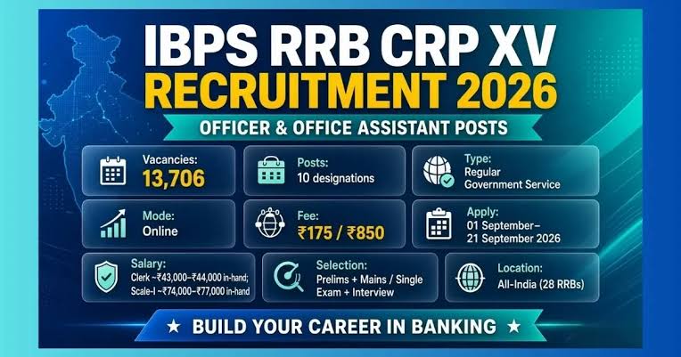 IBPS RRB PO & Clerk Recruitment 2026 – 13745 Posts - Sahi Sarkari Jobs