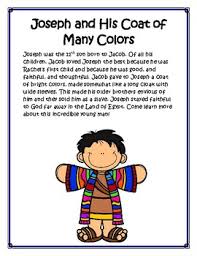When his brothers saw that their father loved him more than all his brothers, they hated him and could not bring themselves to. Joseph Coat Of Many Color Worksheets Teaching Resources Tpt