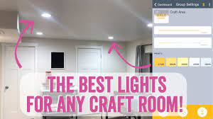 With kids at home work spaces end up being anywhere, like a dining room or a kitchen table, and that's ok too! The Best Lights For A Craft Room Youtube