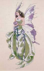Mirabilia cross stitch patterns lily of the woods. July S Amethyst Fairy Mirabilia Cross Stitch Pattern 123stitch