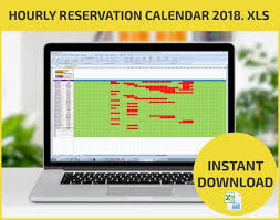Appointment Scheduling And Hourly Reservation Booking Calendar Etsy In 2020 Interactive Calendar Calendar Excel Calendar