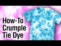 Yeah, i don't know where it. Tulip Tie Dye Crumple Technique How To Youtube