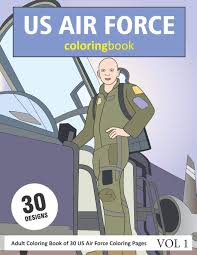 Space coloring pages online coloring pages coloring pages to print free printable coloring pages coloring pages for kids coloring book adult coloring air force symbol american flag coloring page. Us Air Force Coloring Book 30 Coloring Pages Of Us Air Force Designs In Coloring Book For Adults Vol 1 Amazon De Rai Sonia Fremdsprachige Bucher