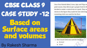 Apr 12, 2019 · important questions for cbse class 9 mathematics chapter 1 linear equations in two variables ncert solutions for class 9 maths chapter 4 linear equations in two variables: Case Study Questions And Answers Class 9 Maths Case Study Based On Surface Areas And Volumes Youtube