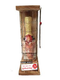 Geschenke Zum 20 Geburtstag Geldgeschenk Sektflasche Zum Selbst Befullen
