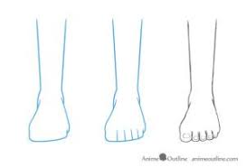 Learn how to draw anime feet pictures using these outlines or print just for coloring. Anime Feet Drawing In Front View Feet Drawing Anime Drawings Drawing Legs