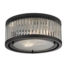 Find new bronze flush mount lighting for your home at joss & main. Elk 46132 2 Linden Oil Rubbed Bronze Flush Mount Ceiling Light Fixture Elk 46132 2