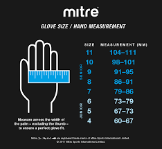 Adidas Football Gloves Size Chart