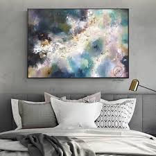Large Wall Art Bedroom Above Bed Abstract Oil Painting Etsy Bedroom Wall Art Large Wall Art Printable Wall Art Bedroom