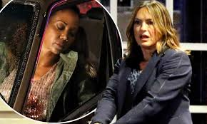 Law and order svu season 22 ep.11 promo our words will not be heard (2021) tv shows promos. Law Order Svu S Mariska Hartigay Films Intense Scenes With Guest Star Holly Robinson Peete Daily Mail Online