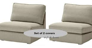 Ikea Kivik 1 Seat Sofa Covers Teno Light Gray Two Sofa Chair Slipcover Set New Ikea Vilasund And Backabro Review R Kivik Sofa Ikea Kivik Slipcovers For Chairs