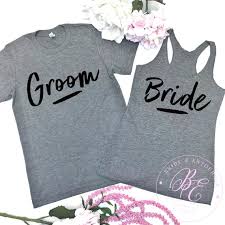Groom And Bride S 2xl Honeymoon Couples Shirts Just Married Tops Shower Gift Getting Ready Tees Honeymoon Travel Shirts