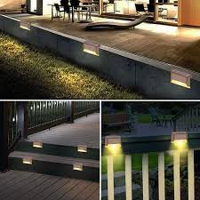 Shop Ip65 Outdoor Solar Deck Lights Solar Step Lights Waterproof Solar Lights For Stairs Step Fence Yard Patio And Pathway Overstock 31907947
