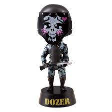 Maybe swipe a keycard or keychain if you're lucky; Payday 2 Figure Dozer Bobblehead The Official Payday 2 Merch Store