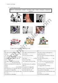 __ you decide to come to the concert, give me a call. Another Day In Paradise Attitudes Esl Worksheet By Adem Karima