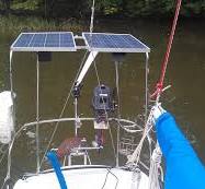Albin Vega stern push solar panel mount – VELOCIR