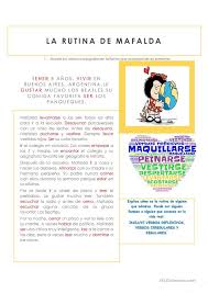 Presente Rutina Diaria Spanish Reading Comprehension Spanish Teaching Resources Spanish Classroom Activities