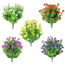 Check spelling or type a new query. 15 Bundles Outdoors Artificial Flowers Faux Plastic Greenery Uv Resistant Shrubs Plants For Indoor Vase Outside Hanging Best Deal E9c6ed Goteborgsaventyrscenter