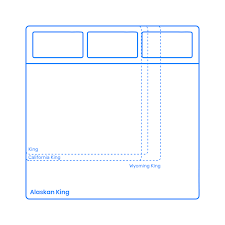 Alaskan King Bed Dimensions Drawings Dimensions Guide