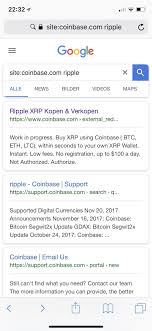 Coinbase is my preferred digital coin wallet and i use it to buy ripple on a regular basis. Google Searched Ripple On Coinbase Com General Discussion Xrp Chat
